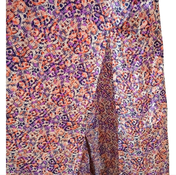 NWT Lularoe Joy Sleeveless Cover Up Vest Kimono Purple Size Medium 10-12 - Picture 7 of 8